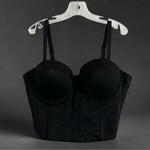 NWT Monique Black Structured Bustier Corset  Medium